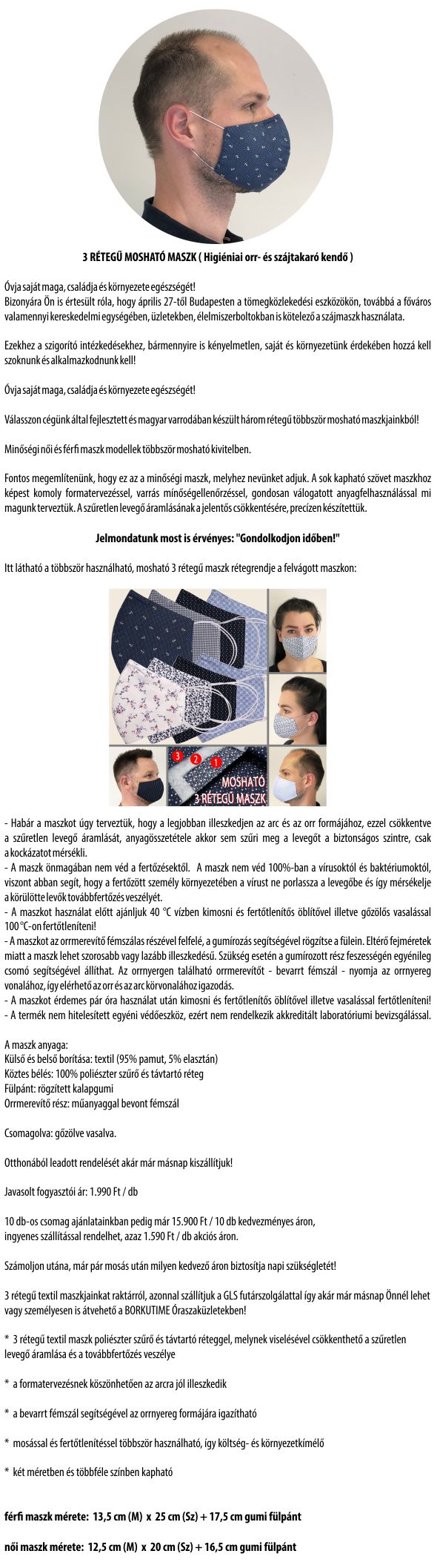 Maszk MASZK-CS1 portré kép