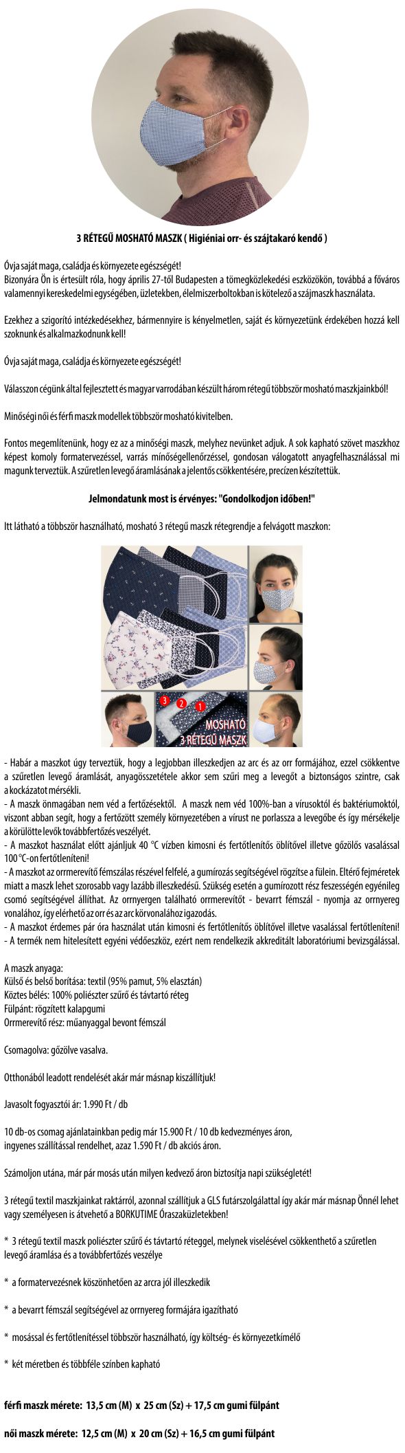 Maszk MASZK-F4 portré kép